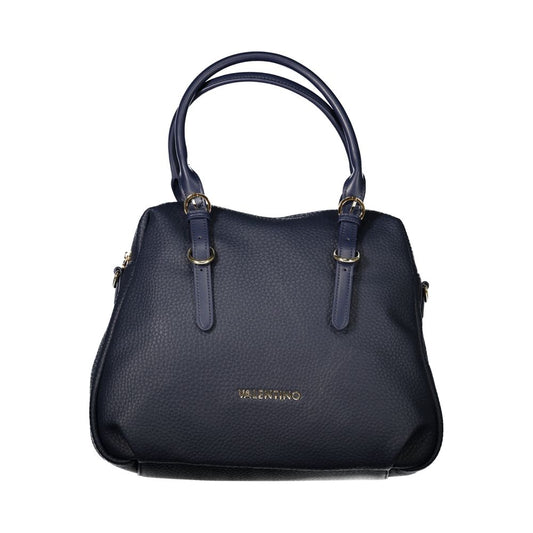 Blue Polyethylene Women Handbag