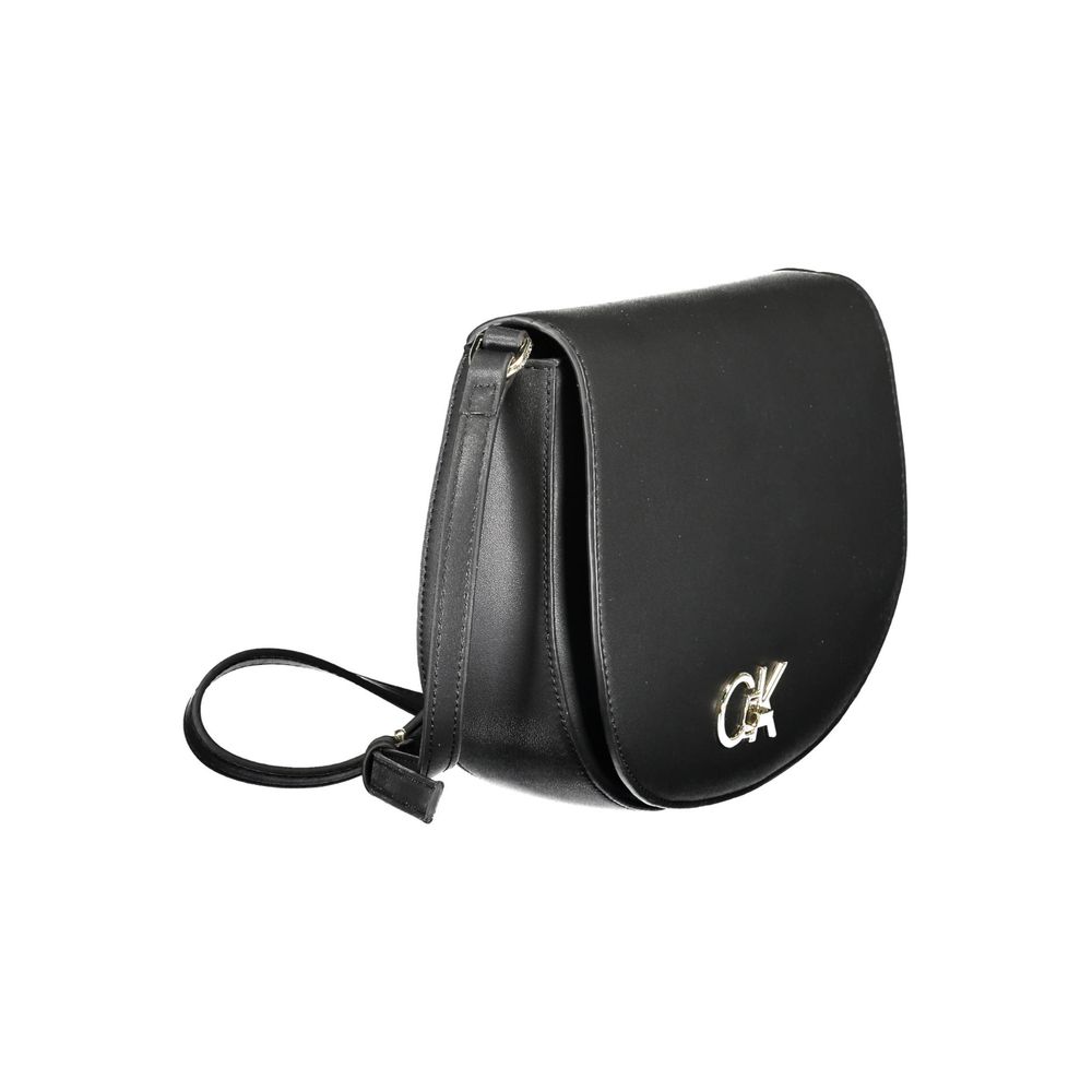 Black Polyester Womens Handbag