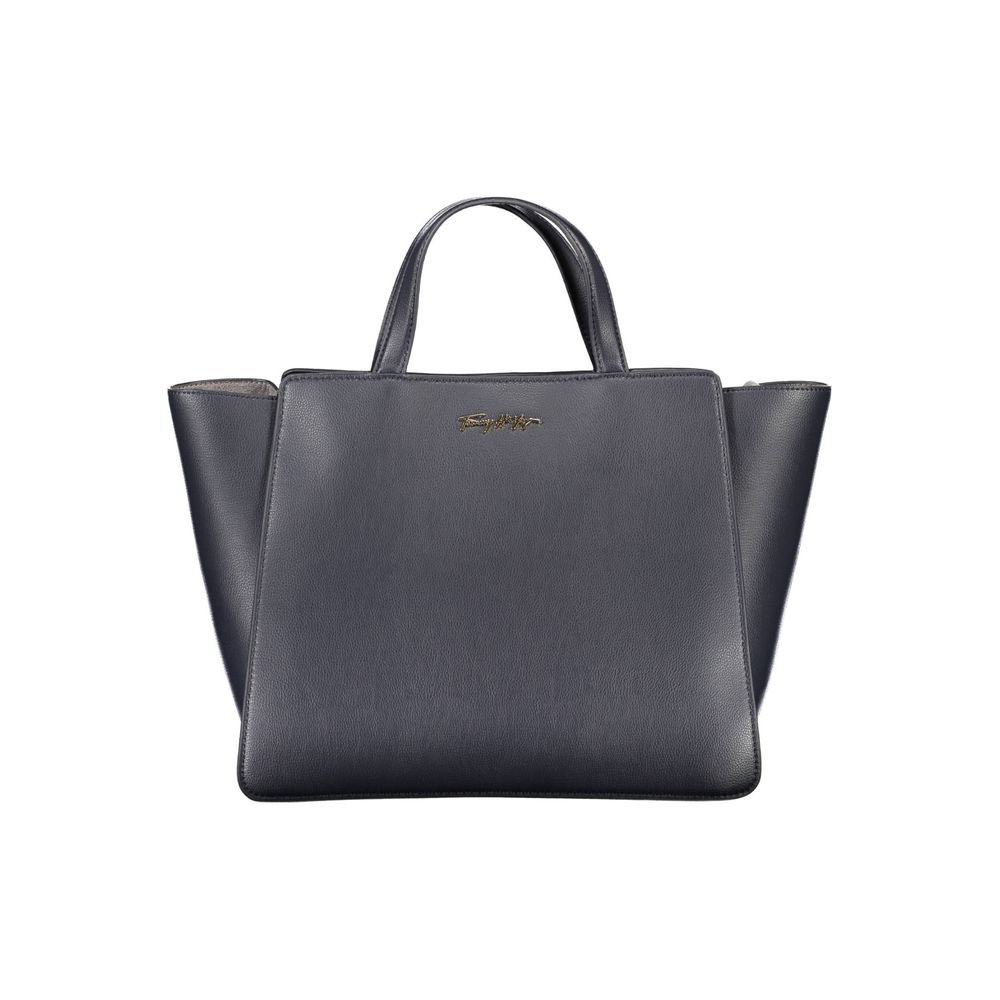 Blue Polyethylene Women Handbag