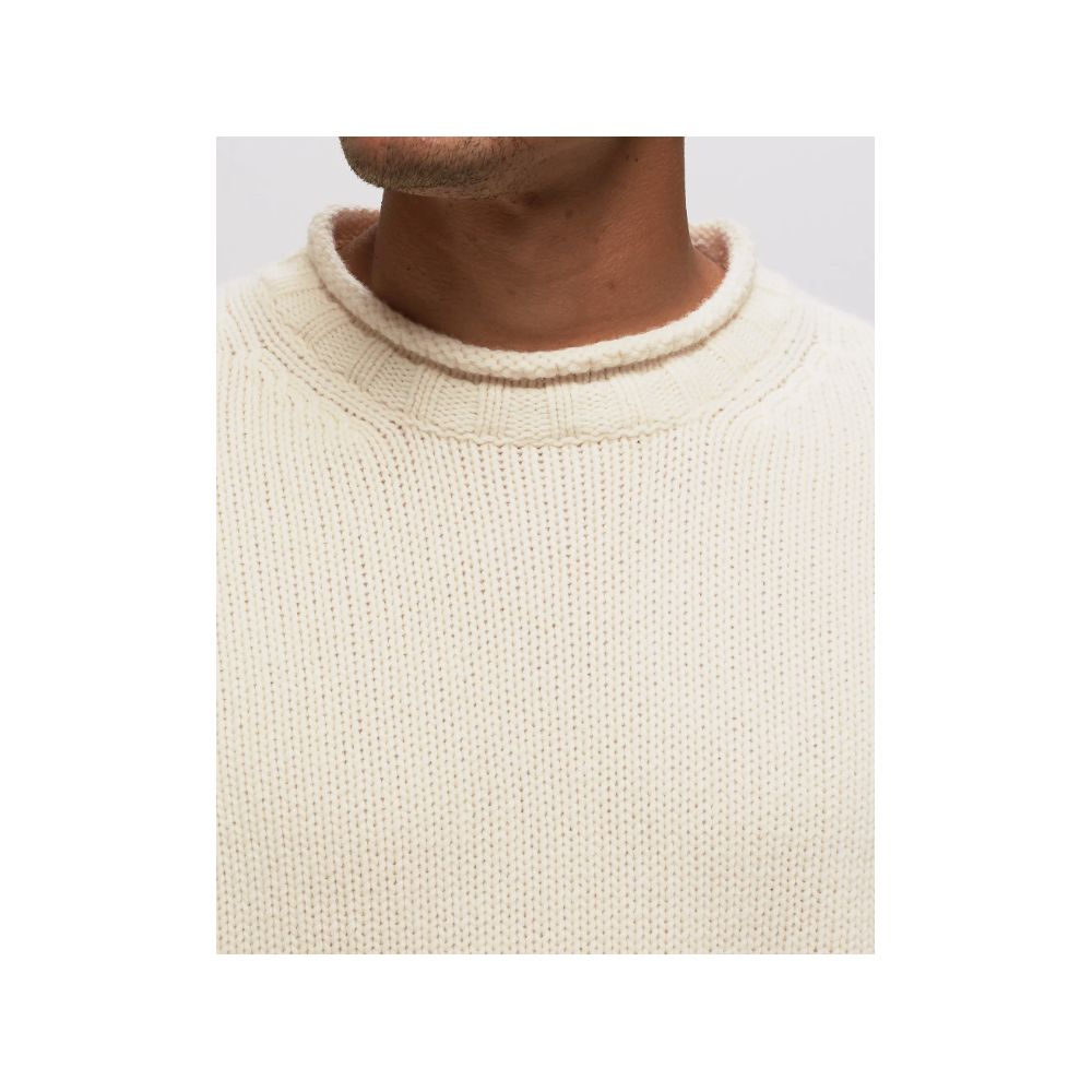 White Wool Sweater