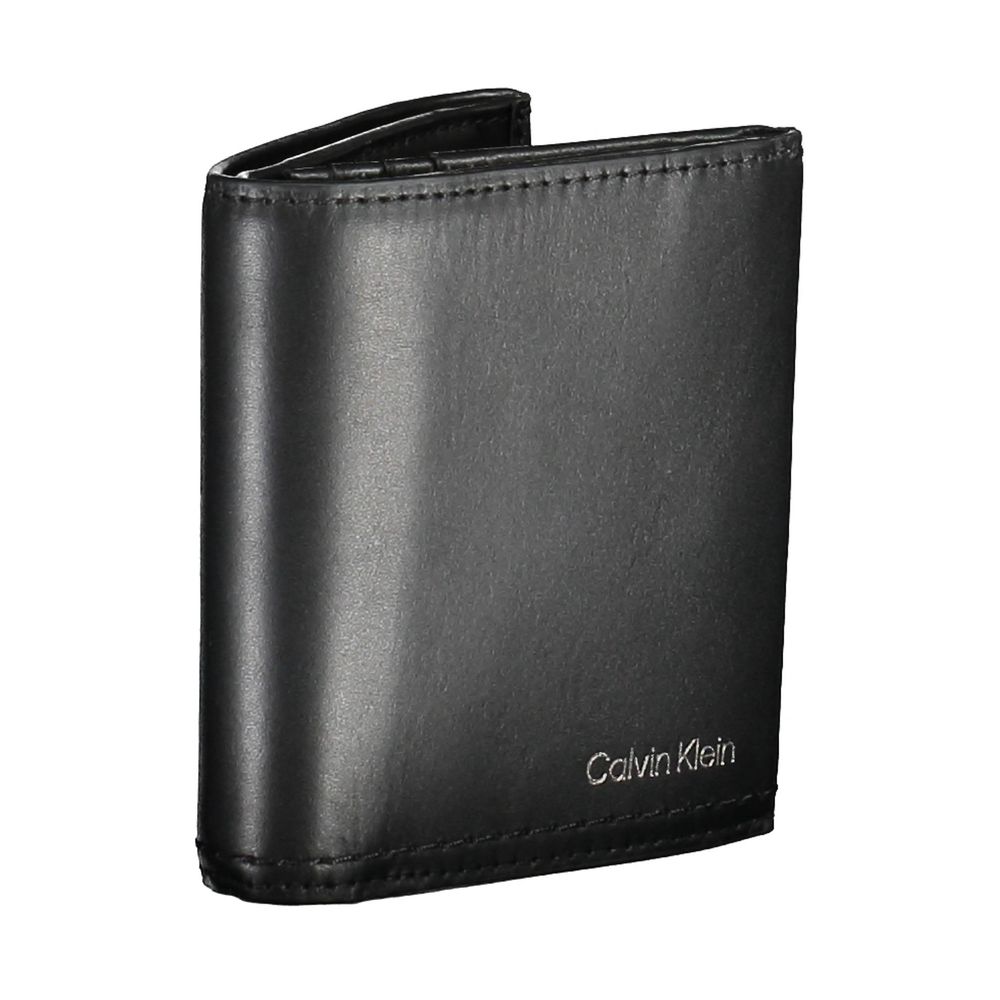 Black Leather Men Wallet