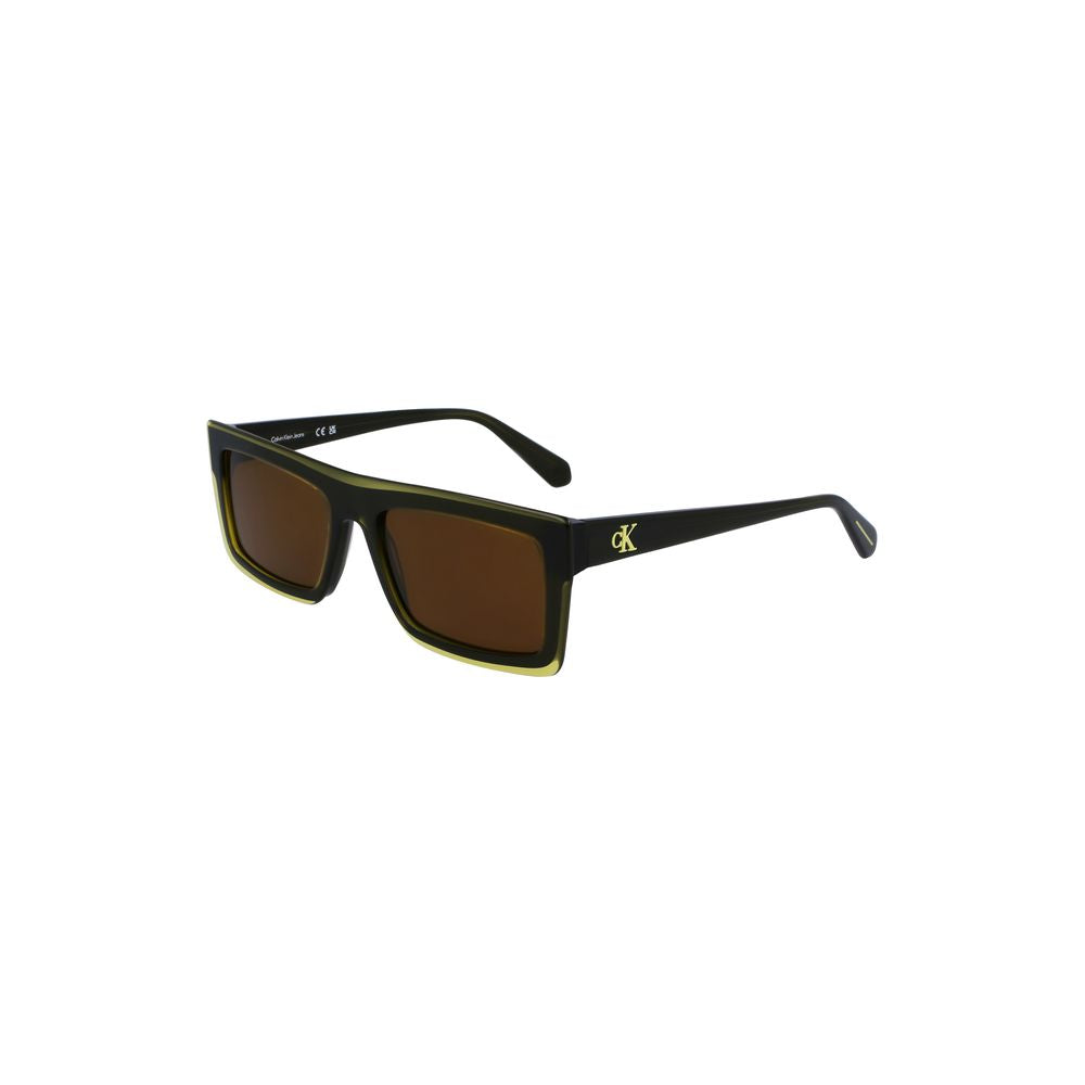 Yellow PLASTICA INIETTATA Sunglasses