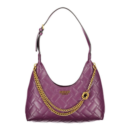 Purple Polyethylene Handbag