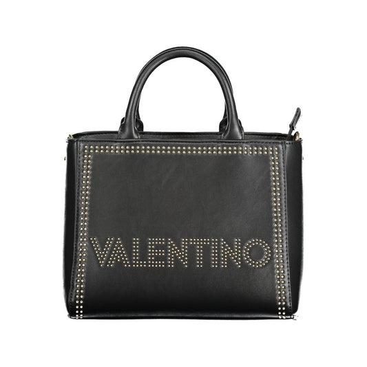 Black Polyethylene Women Handbag