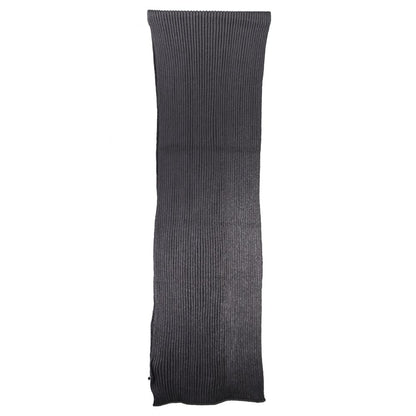 Black Cotton Men Scarf