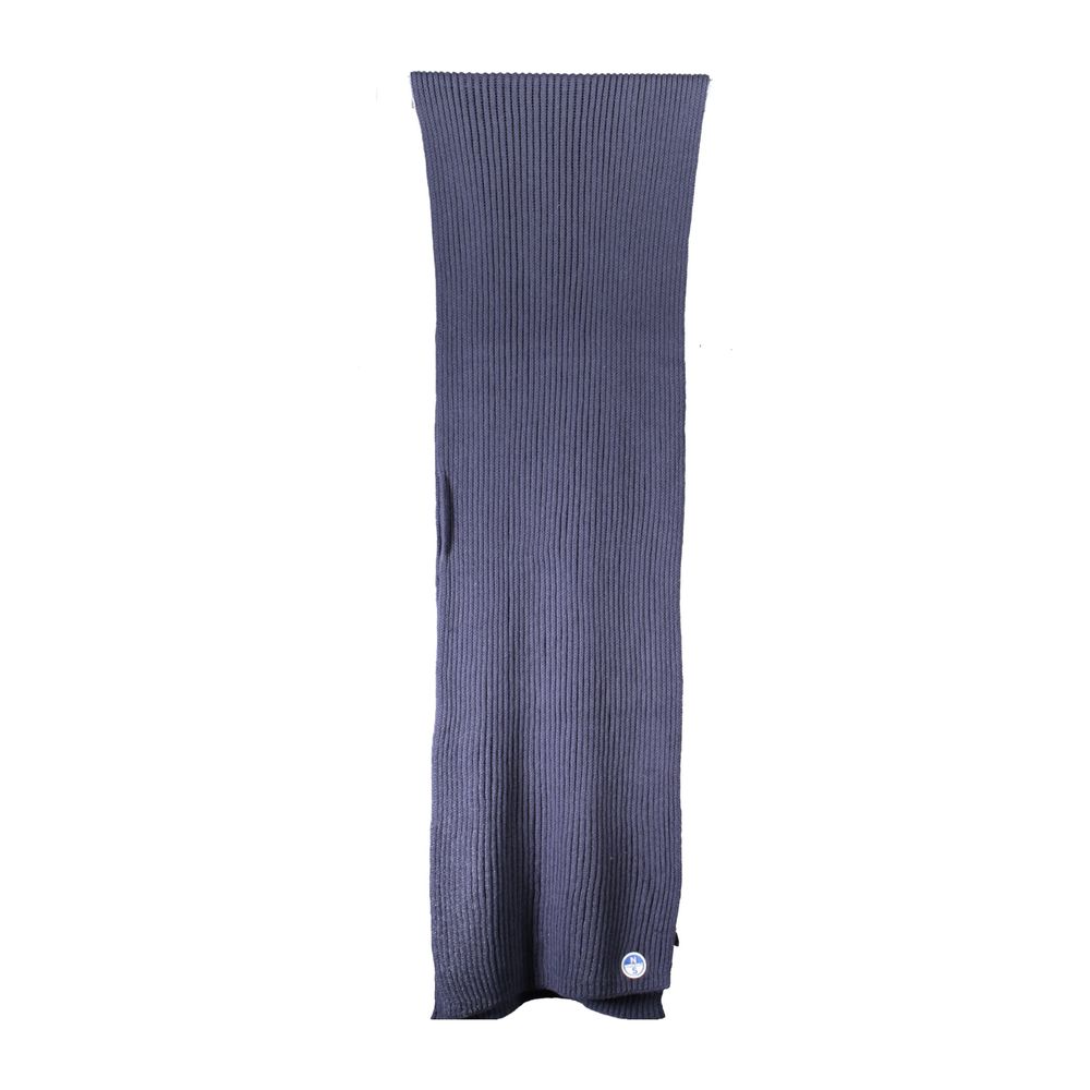 Blue Cotton Men Scarf