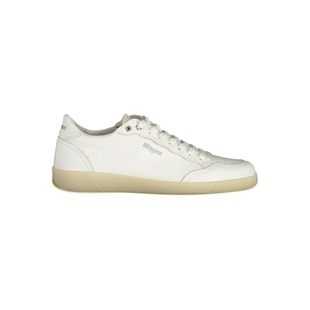 White Leather Men Sneaker