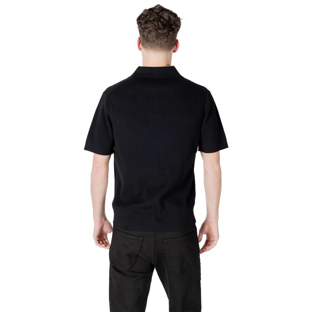 Black Cotton T-Shirt